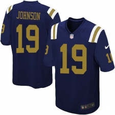 Youth Nike New York Jets #19 Keyshawn Johnson Limited Navy Blue Alternate NFL Jersey