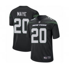 Men's New York Jets #20 Marcus Maye Game Black Alternate Football Jersey