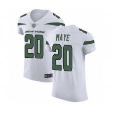 Men's New York Jets #20 Marcus Maye White Vapor Untouchable Elite Player Football Jersey