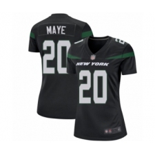 Women's New York Jets #20 Marcus Maye Game Black Alternate Football Jersey