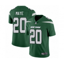 Youth New York Jets #20 Marcus Maye Green Team Color Vapor Untouchable Limited Player Football Jersey