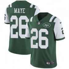 Youth Nike New York Jets #26 Marcus Maye Elite Green Team Color NFL Jersey