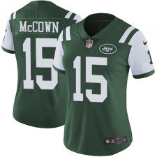 Women's Nike New York Jets #15 Josh McCown Elite Green Team Color NFL Jersey