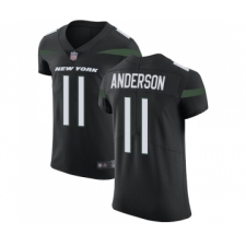 Men's New York Jets #11 Robby Anderson Black Alternate Vapor Untouchable Elite Player Football Jersey