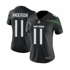 Women's New York Jets #11 Robby Anderson Black Alternate Vapor Untouchable Limited Player Football Jersey
