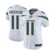Women's New York Jets #11 Robby Anderson White Vapor Untouchable Limited Player Football Jersey
