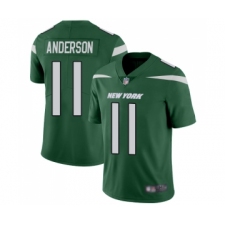 Youth New York Jets #11 Robby Anderson Green Team Color Vapor Untouchable Limited Player Football Jersey
