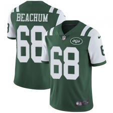 Youth Nike New York Jets #68 Kelvin Beachum Elite Green Team Color NFL Jersey