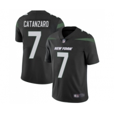 Youth New York Jets #7 Chandler Catanzaro Black Alternate Vapor Untouchable Limited Player Football Jersey