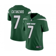 Youth New York Jets #7 Chandler Catanzaro Green Team Color Vapor Untouchable Limited Player Football Jersey