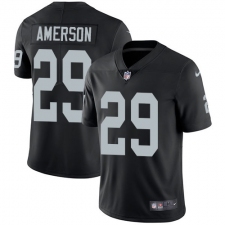 Youth Nike Oakland Raiders #29 David Amerson Elite Black Team Color NFL Jersey