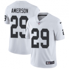 Youth Nike Oakland Raiders #29 David Amerson Elite White NFL Jersey