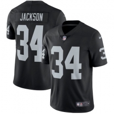 Youth Nike Oakland Raiders #34 Bo Jackson Elite Black Team Color NFL Jersey