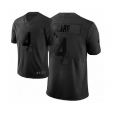 Youth Oakland Raiders #4 Derek Carr Limited Black City Edition Football Jersey