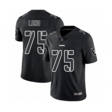 Men's Oakland Raiders #75 Howie Long Black Impact Limited Football Jersey