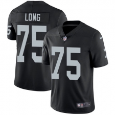 Youth Nike Oakland Raiders #75 Howie Long Elite Black Team Color NFL Jersey