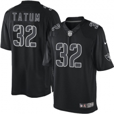 Men's Nike Oakland Raiders #32 Jack Tatum Limited Black Impact NFL Jersey
