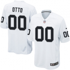 Men's Nike Oakland Raiders #00 Jim Otto Game White NFL Jersey
