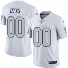 Youth Nike Oakland Raiders #00 Jim Otto Limited White Rush Vapor Untouchable NFL Jersey