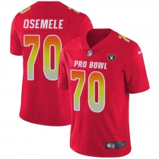 Women's Nike Oakland Raiders #70 Kelechi Osemele Limited Red 2018 Pro Bowl NFL Jersey
