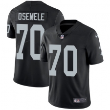 Youth Nike Oakland Raiders #70 Kelechi Osemele Black Team Color Vapor Untouchable Limited Player NFL Jersey
