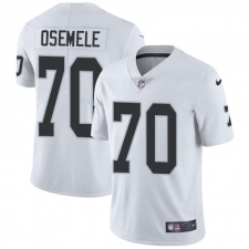 Youth Nike Oakland Raiders #70 Kelechi Osemele Elite White NFL Jersey
