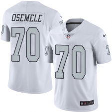 Youth Nike Oakland Raiders #70 Kelechi Osemele Limited White Rush Vapor Untouchable NFL Jersey