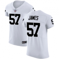 Men's Nike Oakland Raiders #57 Cory James White Vapor Untouchable Elite Player NFL Jersey