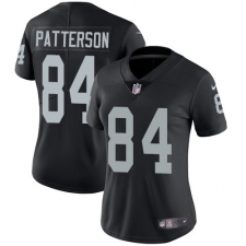 Women's Nike Oakland Raiders #84 Cordarrelle Patterson Elite Black Team Color NFL Jersey