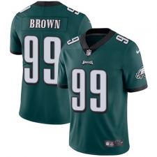 Youth Nike Philadelphia Eagles #99 Jerome Brown Midnight Green Team Color Vapor Untouchable Limited Player NFL Jersey