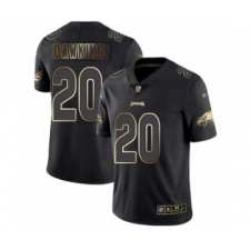 Men's Philadelphia Eagles #20 Brian Dawkins Black Gold Vapor Untouchable Limited Player Football Jersey