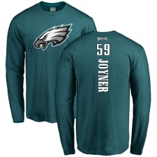 Nike Philadelphia Eagles #59 Seth Joyner Green Backer Long Sleeve T-Shirt