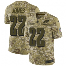 Men's Nike Philadelphia Eagles #22 Sidney Jones Limited Camo 2018 Salute to Service NFL Jersey