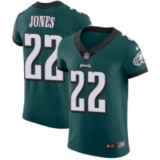 Men's Nike Philadelphia Eagles #22 Sidney Jones Midnight Green Team Color Vapor Untouchable Elite Player NFL Jersey