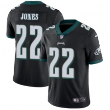 Youth Nike Philadelphia Eagles #22 Sidney Jones Black Alternate Vapor Untouchable Limited Player NFL Jersey