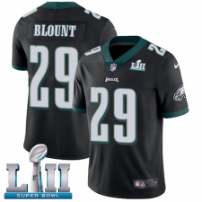 Men's Nike Philadelphia Eagles #29 LeGarrette Blount Black Alternate Vapor Untouchable Limited Player Super Bowl LII NFL Jersey