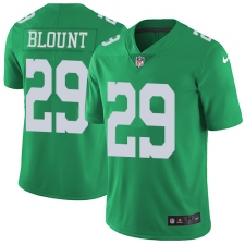 Men's Nike Philadelphia Eagles #35 LeGarrette Blount Limited Green Rush Vapor Untouchable NFL Jersey