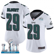 Women's Nike Philadelphia Eagles #29 LeGarrette Blount White Vapor Untouchable Limited Player Super Bowl LII NFL Jersey