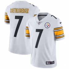 Men's Nike Pittsburgh Steelers #7 Ben Roethlisberger White Vapor Untouchable Limited Player NFL Jersey