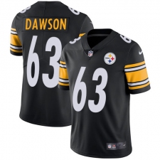 Youth Nike Pittsburgh Steelers #63 Dermontti Dawson Black Team Color Vapor Untouchable Limited Player NFL Jersey
