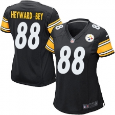 Women's Nike Pittsburgh Steelers #88 Darrius Heyward-Bey Game Black Team Color NFL Jersey