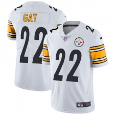 Youth Nike Pittsburgh Steelers #22 William Gay White Vapor Untouchable Limited Player NFL Jersey
