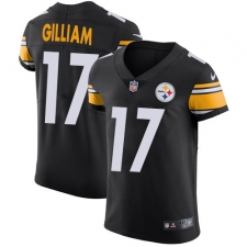 Men's Nike Pittsburgh Steelers #17 Joe Gilliam Black Team Color Vapor Untouchable Elite Player NFL Jersey