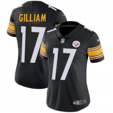 Women's Nike Pittsburgh Steelers #17 Joe Gilliam Black Team Color Vapor Untouchable Limited Player NFL Jersey