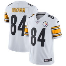 Youth Nike Pittsburgh Steelers #84 Antonio Brown White Vapor Untouchable Limited Player NFL Jersey