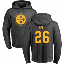 NFL Nike Pittsburgh Steelers #26 Le'Veon Bell Ash One Color Pullover Hoodie
