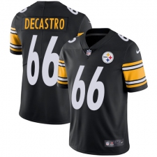 Youth Nike Pittsburgh Steelers #66 David DeCastro Black Team Color Vapor Untouchable Limited Player NFL Jersey