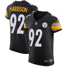 Men's Nike Pittsburgh Steelers #92 James Harrison Black Team Color Vapor Untouchable Elite Player NFL Jersey