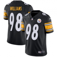 Men's Nike Pittsburgh Steelers #98 Vince Williams Black Team Color Vapor Untouchable Limited Player NFL Jersey