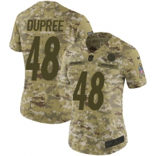 Women's Nike Pittsburgh Steelers #48 Bud Dupree Limited Camo 2018 Salute to Service NFL Jersey
